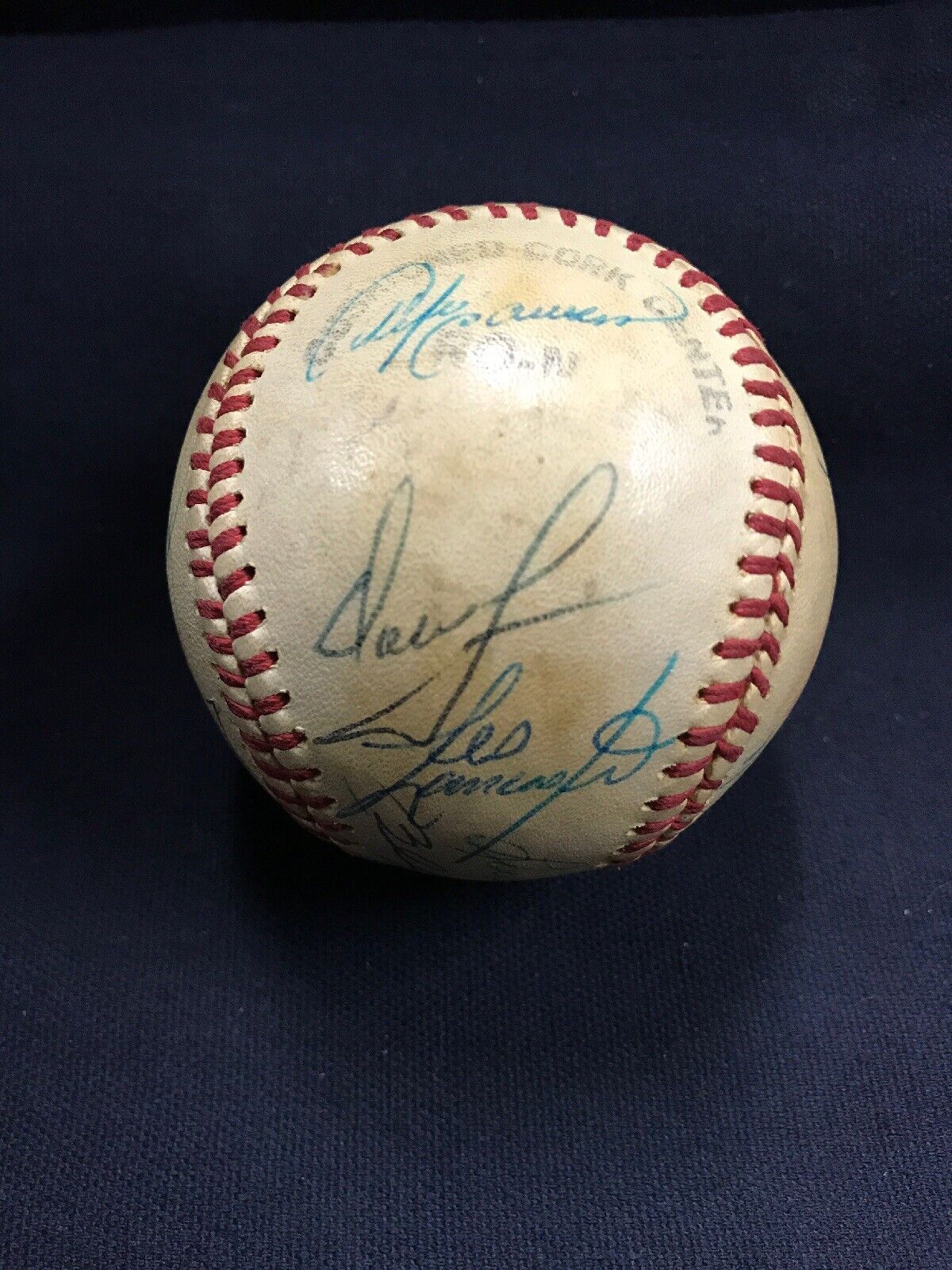 1983 MLB HOF & Stars Multi Signed Baseball Sandberg RC Dawson Jenkins + JSA COA