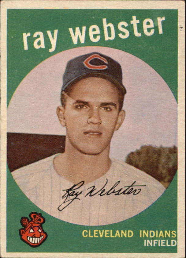 1959 Topps #531 Ray Webster RC - Vg+