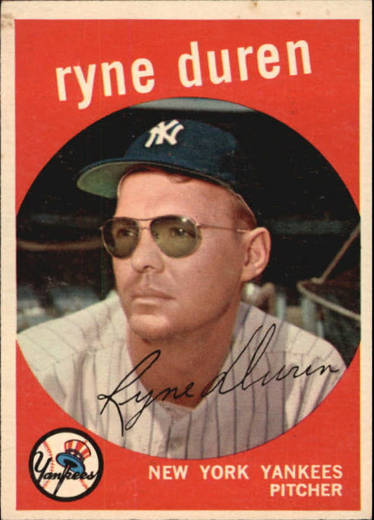 1959 Topps #485 Ryne Duren - NM