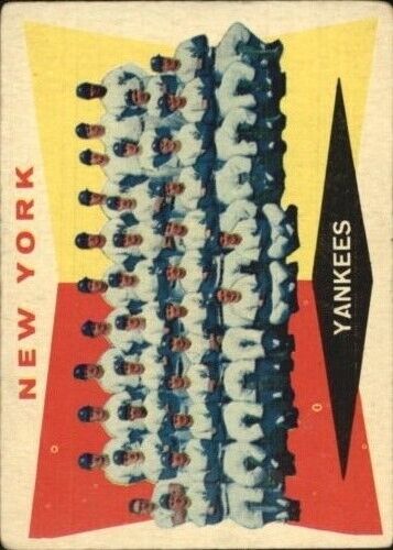 1960 Topps #332 New York Yankees CL - Ex+