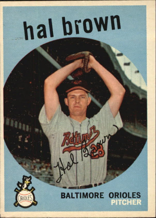 1959 Topps #487 Hal Brown - NM