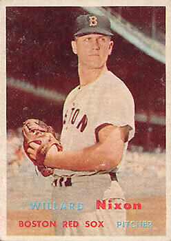 1957 Topps #189 Willard Nixon - NM