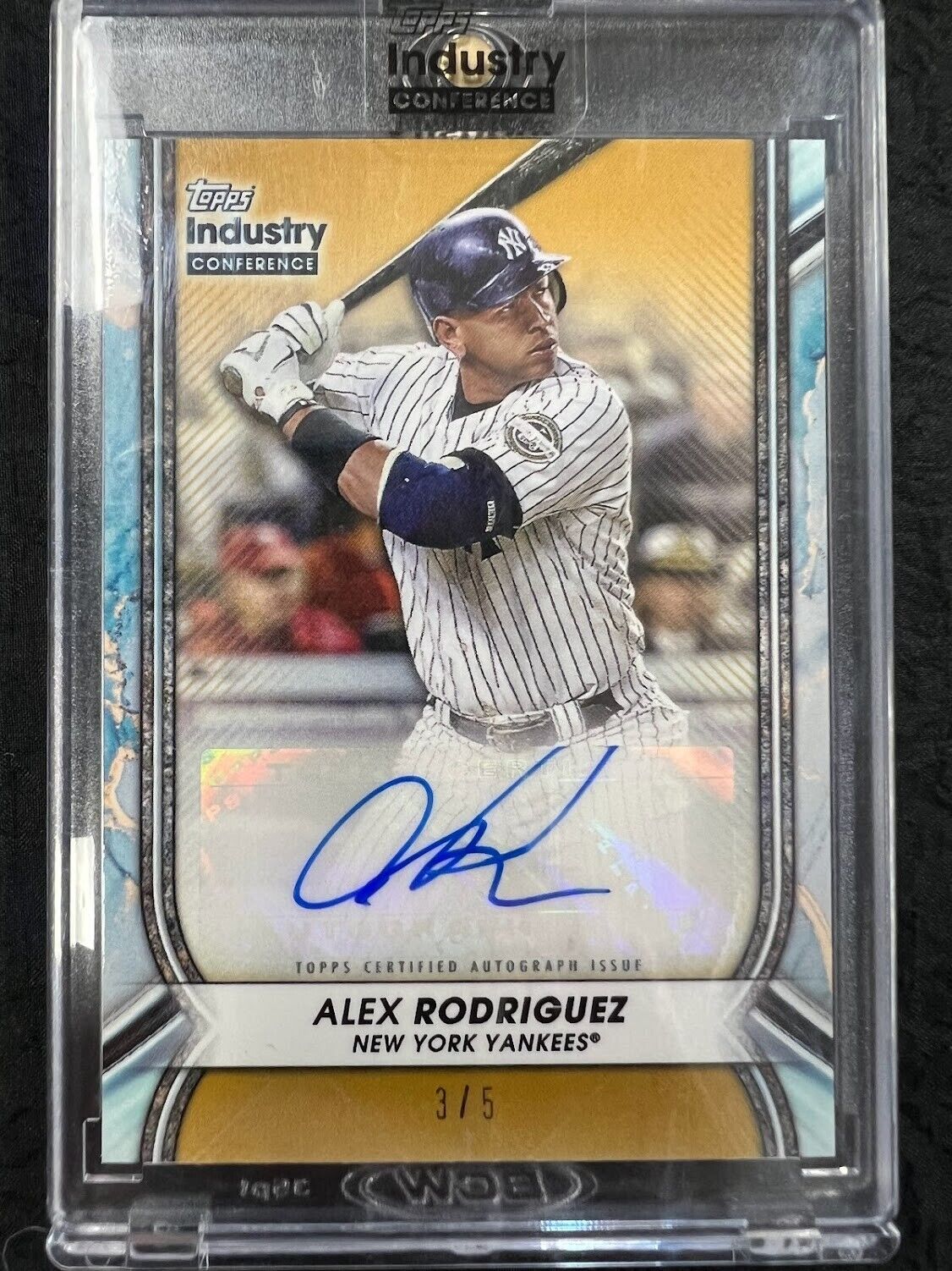 2023 TOPPS INDUSTRY ALEX RODRIGUEZ AUTOGRAPH AUTO YANKEES #D