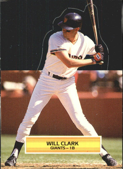 1989 Donruss Pop-Ups #33 Will Clark - NM