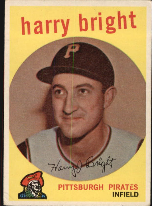 1959 Topps #523 Harry Bright RC - Vg+