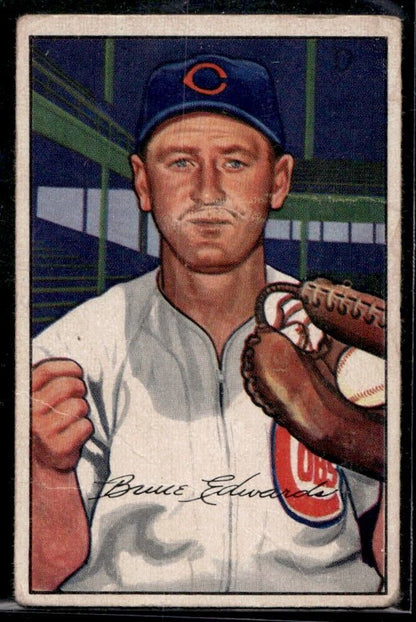 1952 Bowman #88 Bruce Edwards - VG