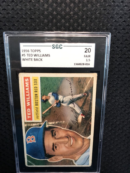 1955 Topps Ted Williams #2 SGC 1.5