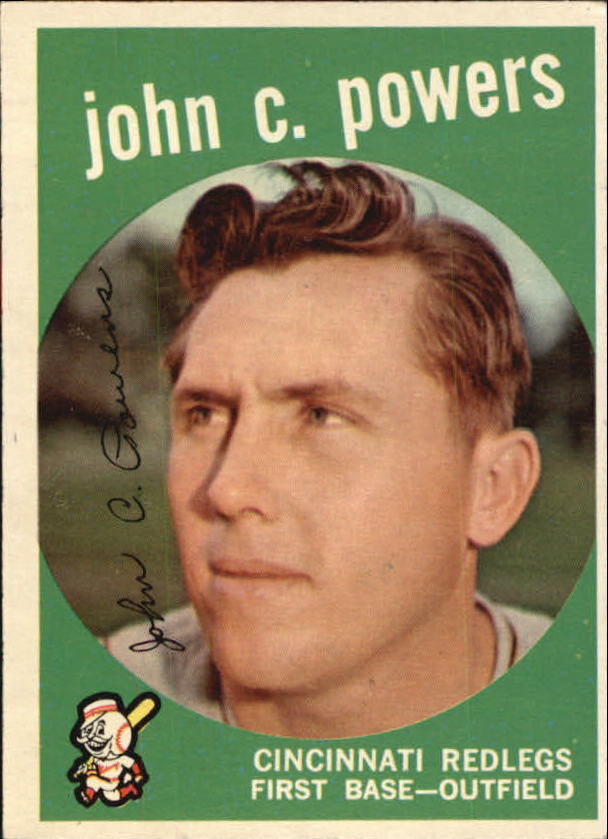 1959 Topps #489 John Powers - NM