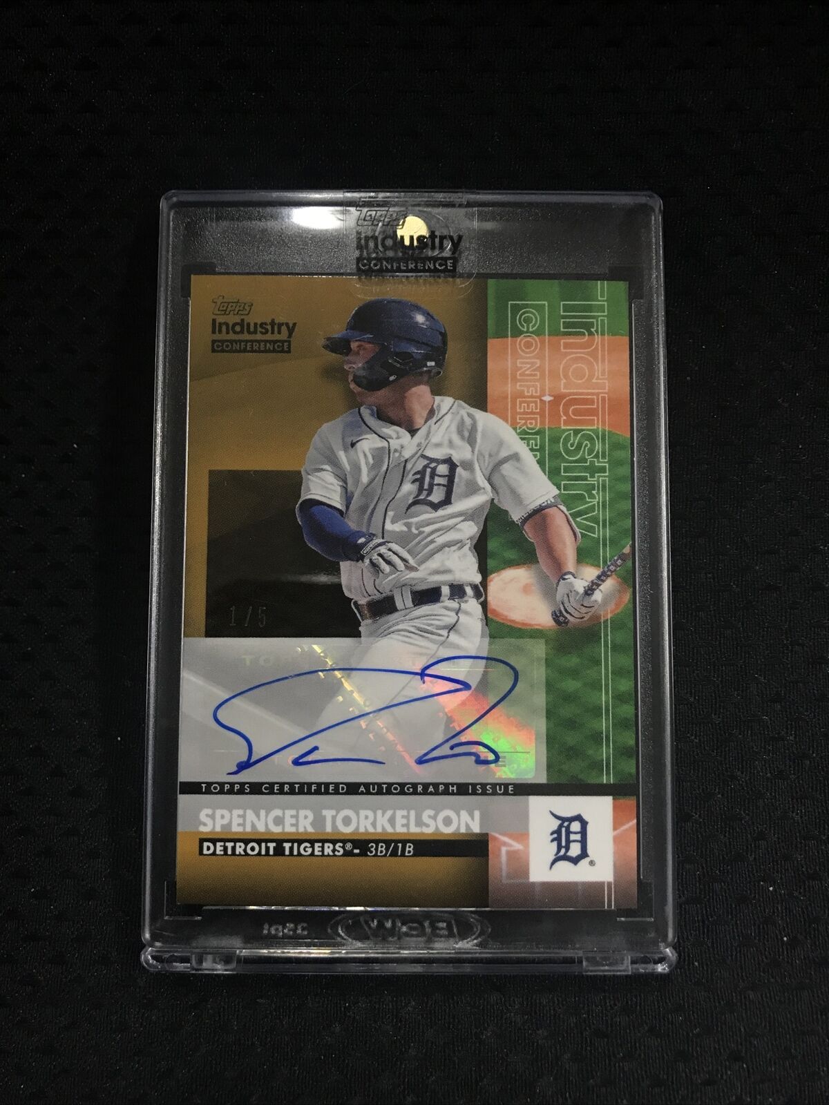 Spencer Torkleson 2022 Topps Industry Conference Gold AUTO NUMBERED /5 Tigers🔥