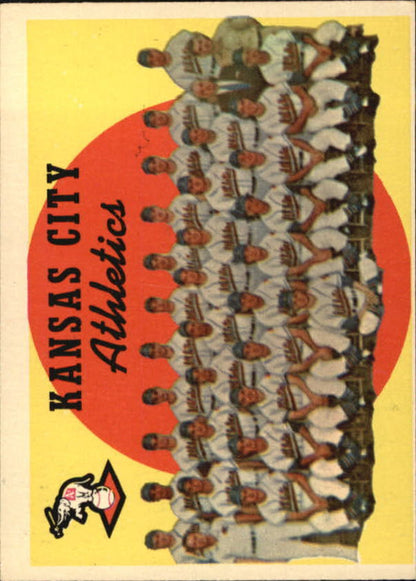 1959 Topps #172 Kansas City Athletics CL - Vg+