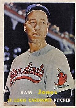 1957 Topps #287 Sam Jones - NM