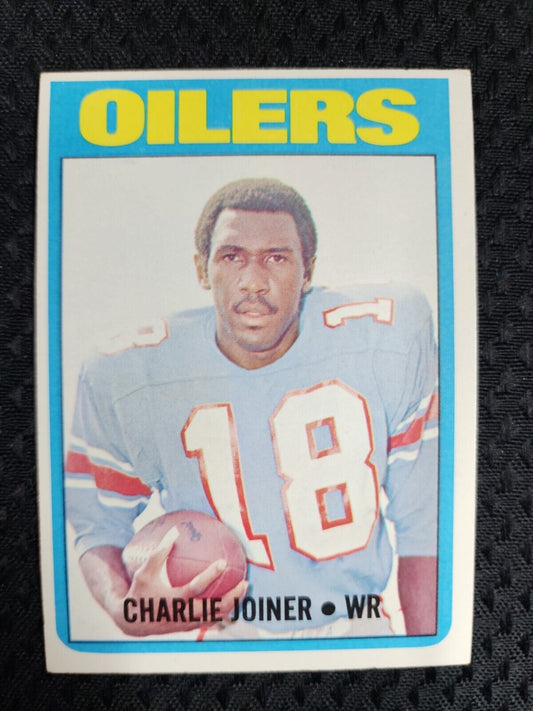 1972 Topps Football # 244 Charlie Joiner Rookie