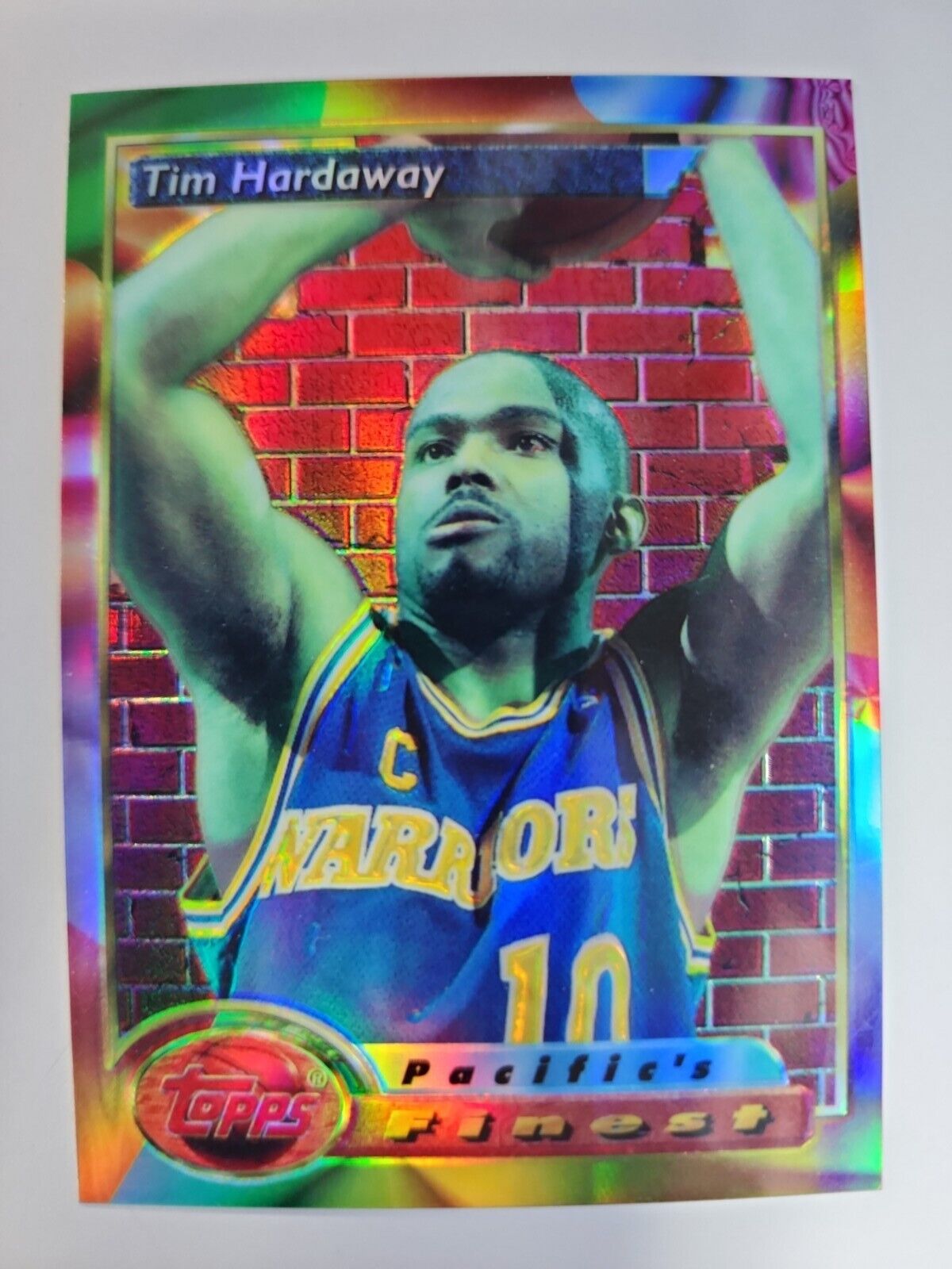 1993-94 Topps Finest NBA Basketball Card Tim Hardaway #127