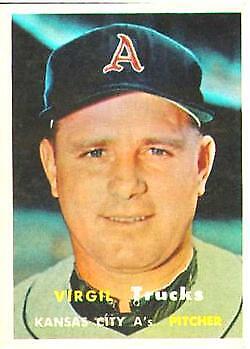 1957 Topps #187 Virgil Trucks - NM