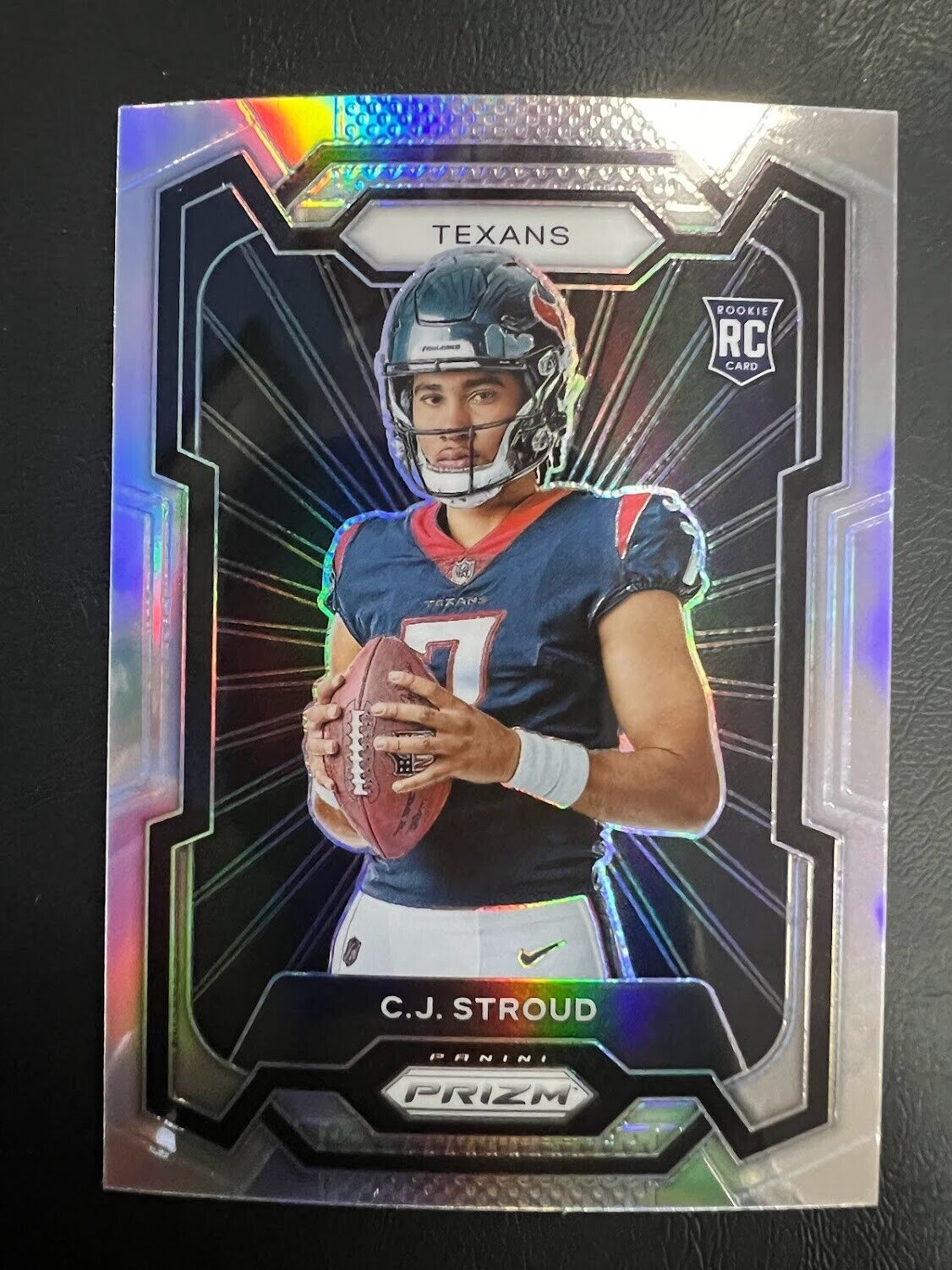 2023 Panini Prizm CJ Stroud #302 Rookie Card Silver Refactor Texans