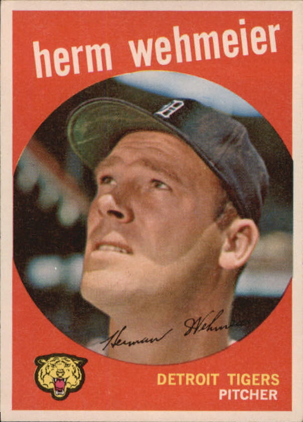 1959 Topps #421 Herman Wehmeier - NM