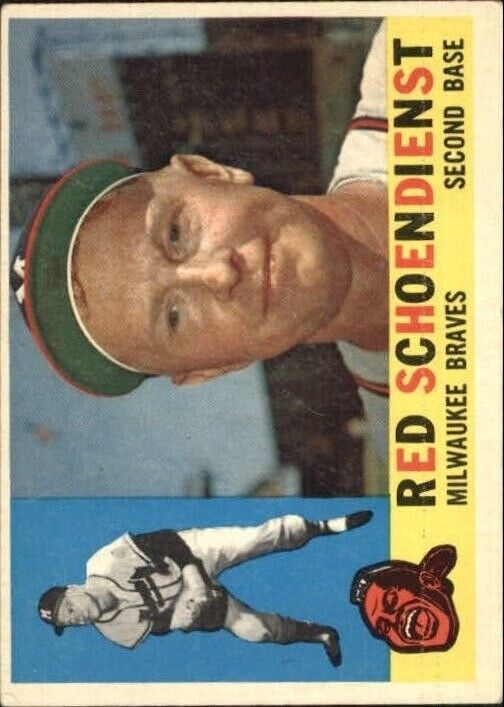 1960 Topps #335 Red Schoendienst - Ex+