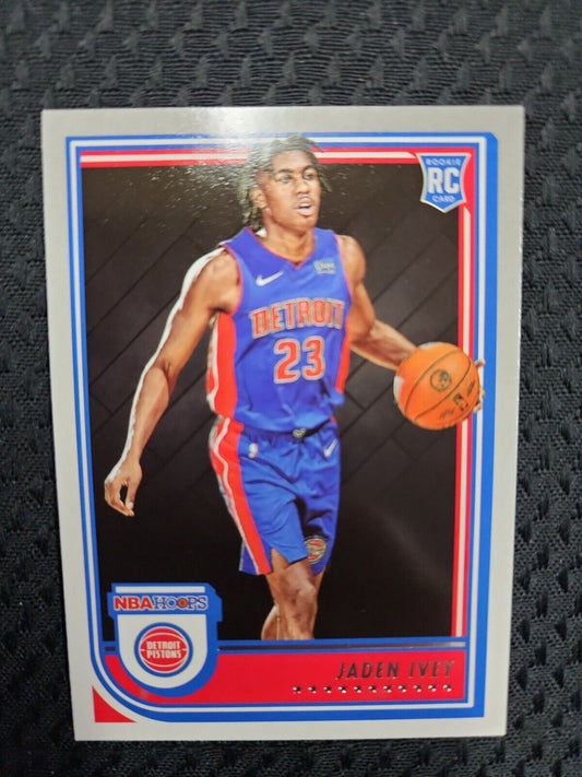 2022-23 NBA Hoops Jaden Ivey Rookie Base Card RC Pistons #235