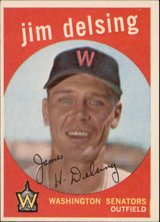 1959 Topps #386 Jim Delsing - NM