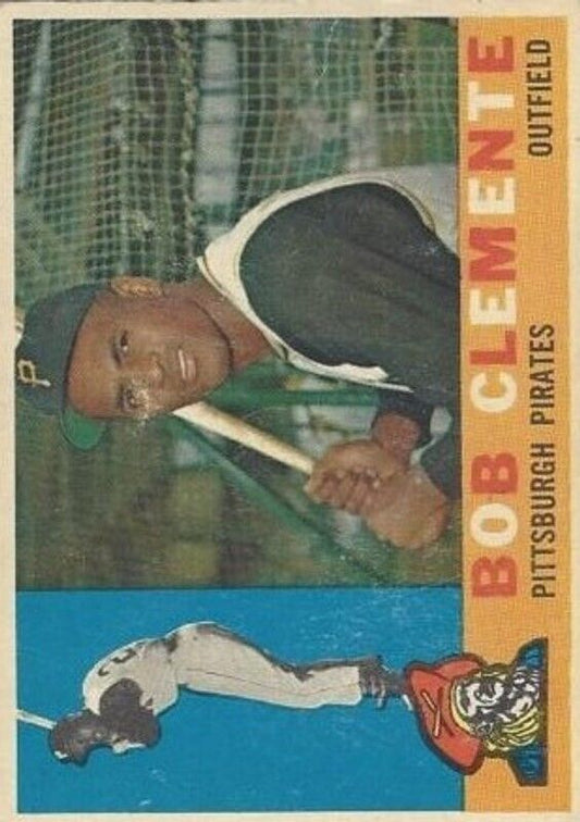 1960 Topps #326 Roberto Clemente - Ex+