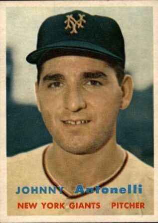 1957 Topps #105 Johnny Antonelli - NM