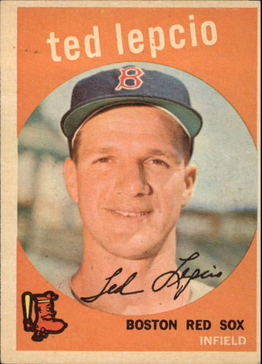 1959 Topps #348 Ted Lepcio - NM