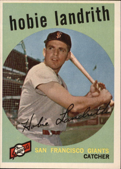 1959 Topps #422 Hobie Landrith - NM