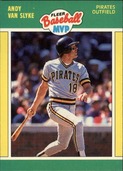 1989 Fleer Baseball MVP's #40 Andy Van Slyke - NrMt+