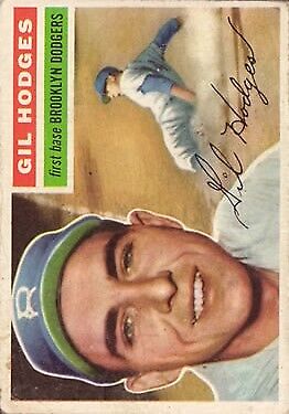 1956 Topps #145 Gil Hodges - Vg+