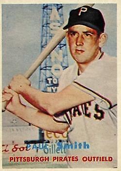 1957 Topps #345 Paul Smith - Vg+