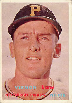 1957 Topps #199 Vern Law - NM