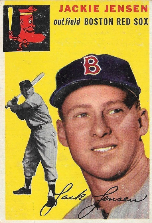 1954 Topps #80 Jackie Jensen - NM