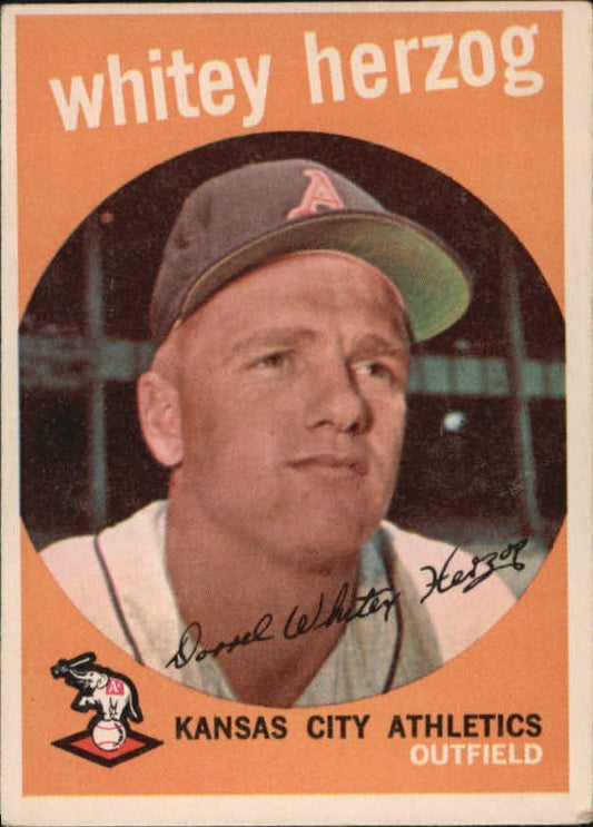 1959 Topps #392 Whitey Herzog - NM