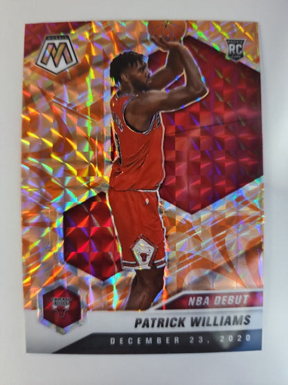 2020-21 Mosaic Basketball Patrick Williams Orange Reactive NBA Debut Rookie #267