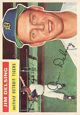 1956 Topps #338 Jim Delsing - NM