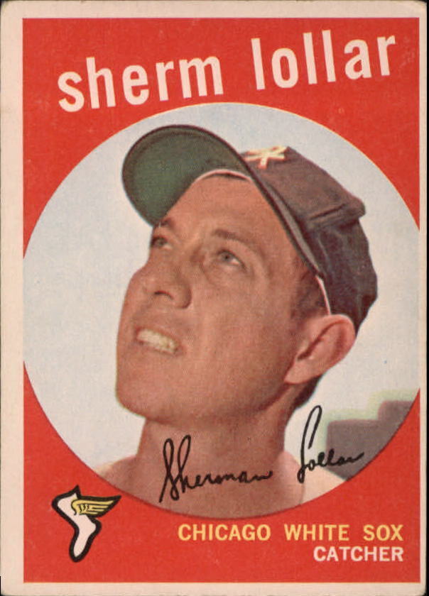 1959 Topps #385 Sherm Lollar - NM