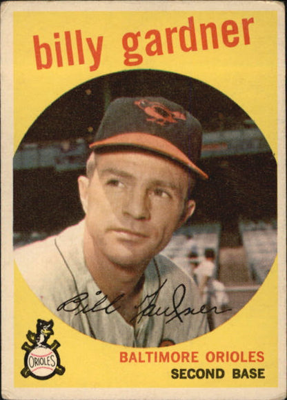 1959 Topps #89 Billy Gardner - Vg+