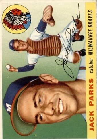 1955 Topps #23 Jack Parks RC - NM