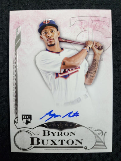 BYRON BUXTON ROOKIE AUTO 2015 TOPPS 5 FIVE STAR ON CARD RC AUTOGRAPH TWIN