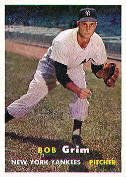 1957 Topps #36 Bob Grim - NM