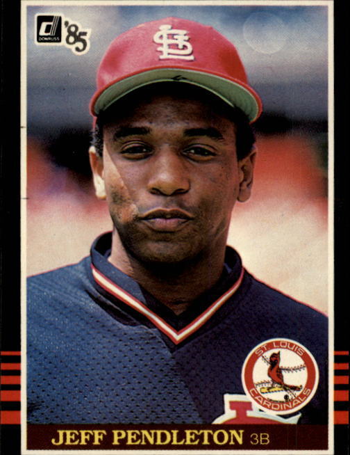 1985 Donruss #534A Terry Pendleton RC ERR Wrong first name as Jeff - NM
