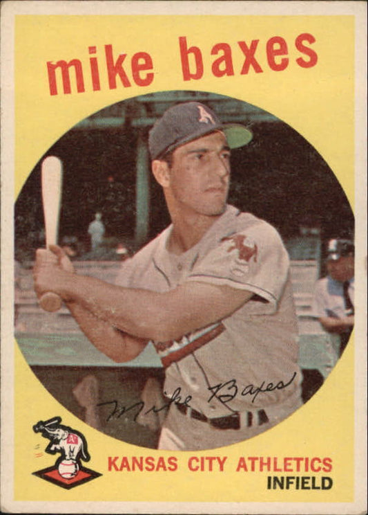 1959 Topps #381 Mike Baxes - NM