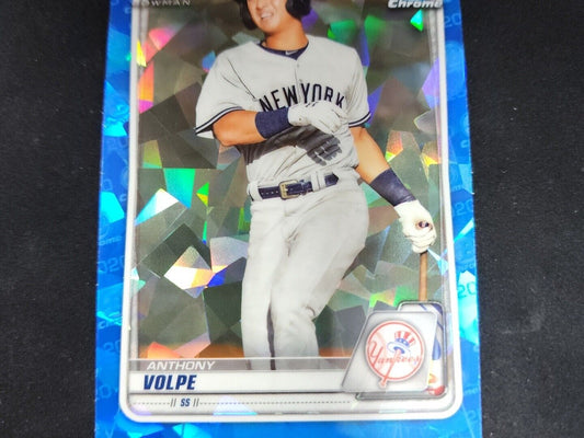 ANTHONY VOLPE 2020 Bowman Chrome Sapphire 1st Prospect Rookie RC Yankees BCP-139