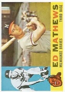 1960 Topps #420 Eddie Mathews - Ex+