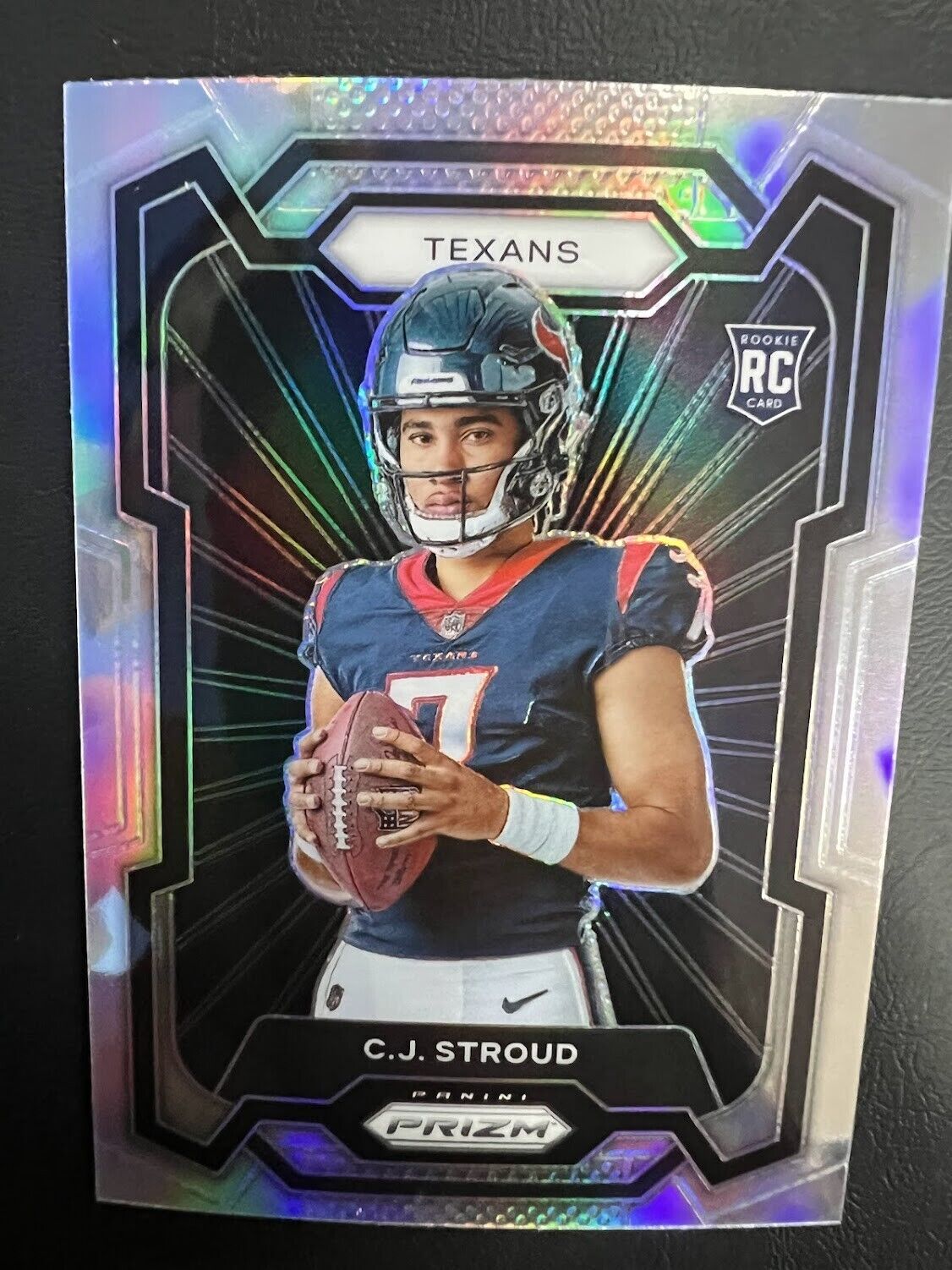 2023 Panini Prizm CJ Stroud #302 Rookie Card Silver Refactor Texans