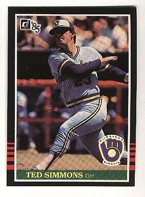 1985 Donruss #414 Ted Simmons - NM