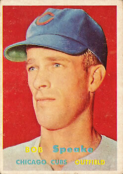 1957 Topps #339 Bob Speake - Vg+