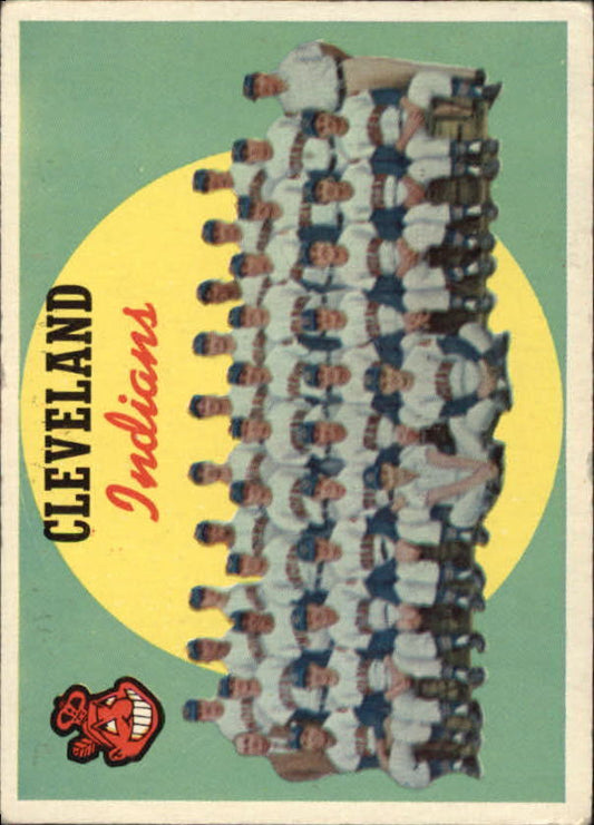 1959 Topps #476 Cleveland Indians CL - Vg+