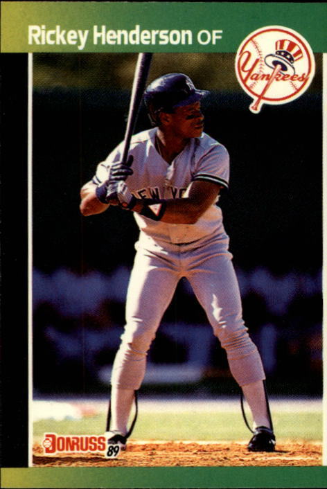 1989 Donruss #245 Rickey Henderson - NM