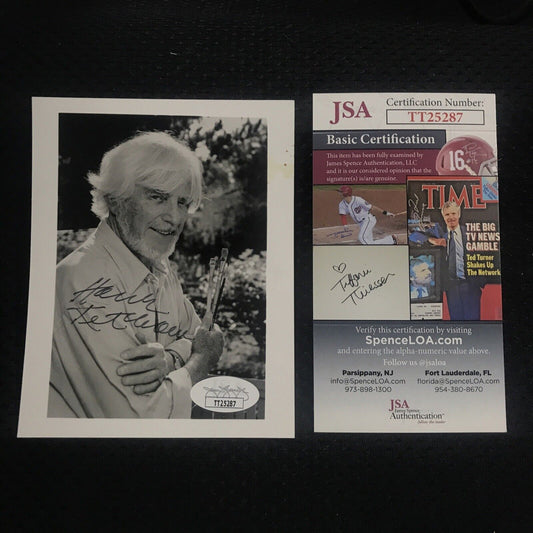 HANK KETCHAM SIGNED PHOTO CARTOONIST DENNIS THE MENACE AUTOGRAPH JSA COA🔥